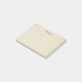 Cute Beige Classic Post-it® Notes (Schuin)