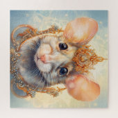 Cute Bejewelled Muis Legpuzzel (Horizontaal)