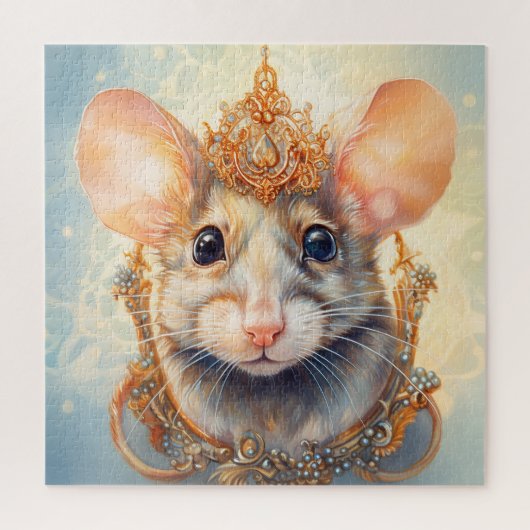 Cute Bejewelled Muis Legpuzzel (Verticaal)