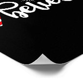 Cute Believe Christmas  Poster (Hoek)