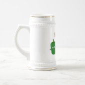 Cute bell pepper capsicum trio zingende cartoon bierpul (Links)