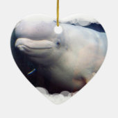 Cute Beluga Whale Ornament (Achterkant)