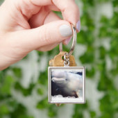 Cute Beluga Whale Sleutelhanger (Hand)