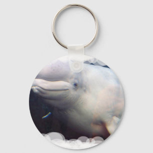Cute Beluga Whale Sleutelhanger