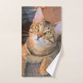 Cute Bengal Kitten (Serviette à main)