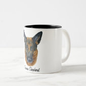 Cute berger allemand Mug (Devant droit)