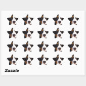 Cute Bernese moundog Ster Sticker (Vel)