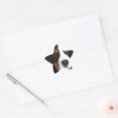 Cute Bernese moundog Ster Sticker (Envelop)