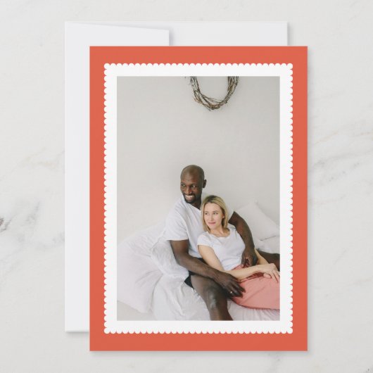 Cute Berry Pattern Handwritten Christmas Party Kaart (Achterkant)