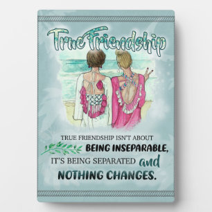 Cute Best Friend Gift, Funny Friendship Day Gifts Fotoplaat