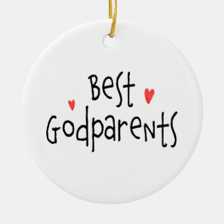 Cute Best Godouders Photo Ceramic Ornament