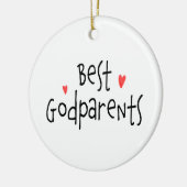 Cute Best Godouders Photo Ceramic Ornament (Links)