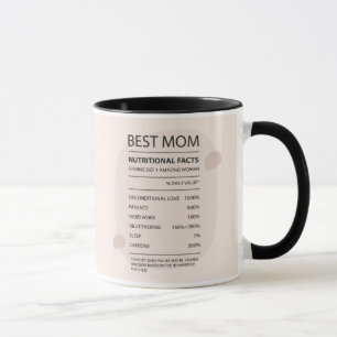 Cute Best Ma Nutritional Facts Wrap Mok