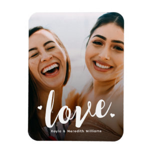 Cute Beste Vrienden Liefde Foto Aandenken Magneet