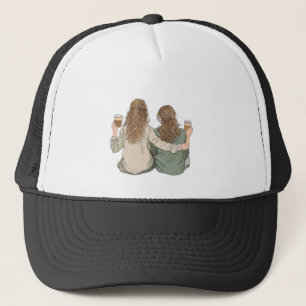 Cute Bestie Vriendschapsmuts Trucker Pet
