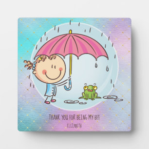 Cute BFF Besties Kawaii Gifts for Girls Friends Fotoplaat