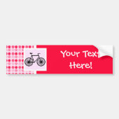 Cute Bicycle Bumpersticker (Voorkant)