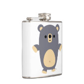 Cute Big Blue Cartoon Beer Hip Flask Heupfles (Rechts)