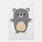 Cute Big Blue Cartoon Beer Kitchen Towel Theedoek (Verticaal)