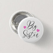 Cute Big Sister Ronde Button 3,2 Cm (Voorkant /achterkant)