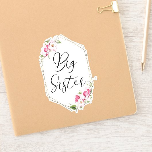Cute Big Sister Sticker (Notitieboek)