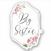 Cute Big Sister Sticker (Voorkant)