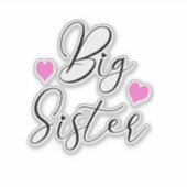 Cute Big Sister Sticker (Voorkant)