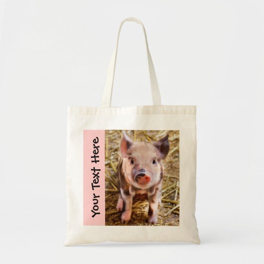 Cute Biggetje Tote Bag (Voorkant)