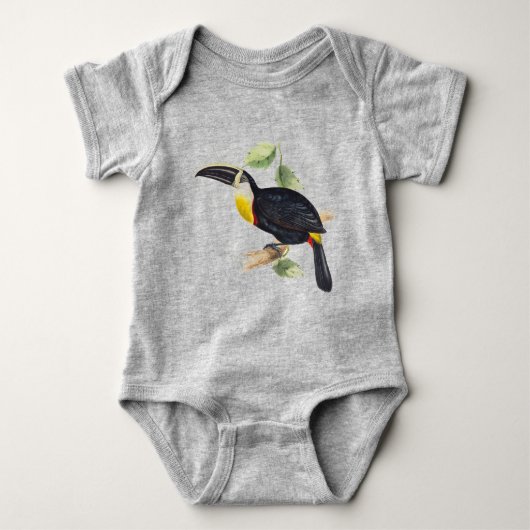 Cute bird baby bodysuit (Voorkant)
