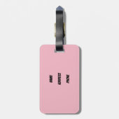 Cute Bird Bagagelabel (Achterkant verticaal)