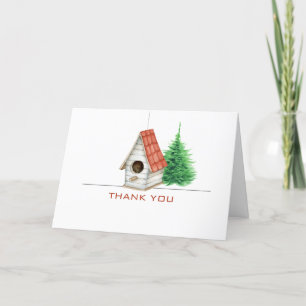 Cute Bird House Realtor of Mortgage Hartelijk dank Bedankkaart