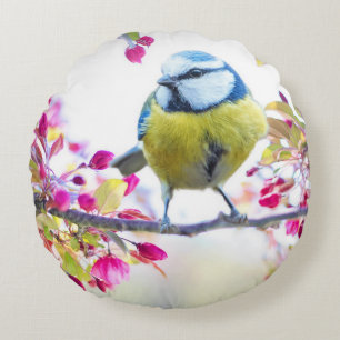 Cute Bird Rond Kussen