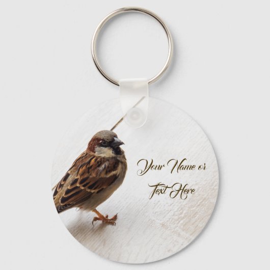 Cute Bird Sleutelhanger (Voorkant)