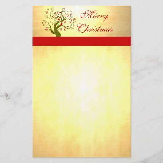 Cute Bird Tree Gifts and Invitting Briefpapier (Voorkant)