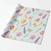 Cute Birds Cadeaupapier (Uitgerold)