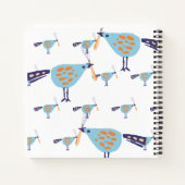 Cute birds chuchoter recette personnalisée livre d (Dos)