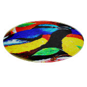 Cute Birds Couple. Bestel nu Snijplank (Hoek)