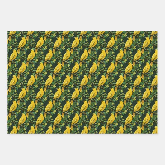 Cute Birds Inpakpapier Vel (Voorkant 2)