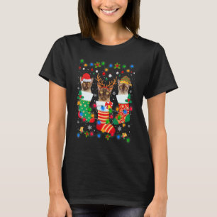Cute Birmese Kat Kittens Kerst Soks Xmas T-shirt