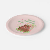 Cute Birthday Afbeeldingen Personalized Papieren Bordje (Gekanteld)
