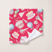 Cute Birthday Bad Handdoek (Wasdoekje)