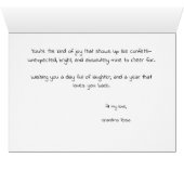 Cute Birthday Balloons Card Great Granddaughter (Intérieur Horizontal (Bas))