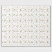 Cute Birthday Cake Cadeaupapier (Vlak)