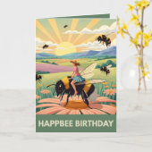 Cute Birthday Card Kaart (Gele Bloem)