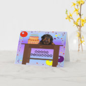 Cute Birthday Kaart (Gele Bloem)