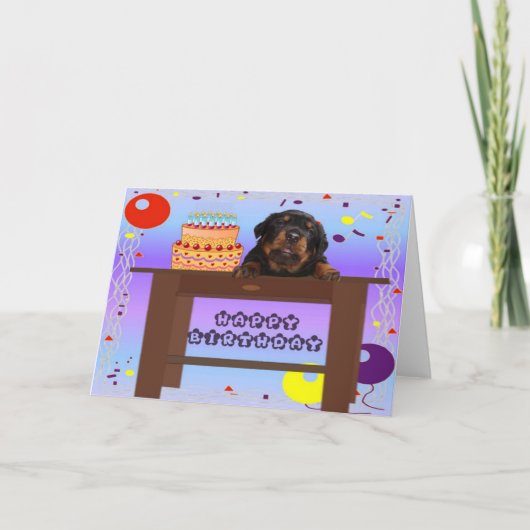 Cute Birthday Kaart (Voorkant)