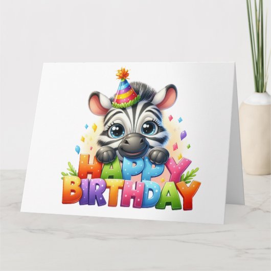 Cute Birthday-kaart Kaart (Voorkant)