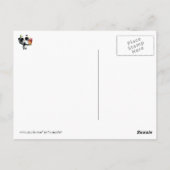 Cute Birthday Panda met Cake Briefkaart (Achterkant)