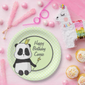 Cute Birthday Panda Paper Bord (Feest)