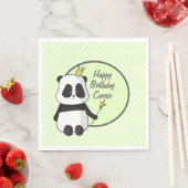 Cute Birthday Panda Servet (Insitu)